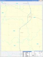Hale, Tx Carrier Route Wall Map