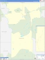 Hinsdale, Co Wall Map Zip Code