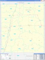 Iroquois, Il Wall Map Zip Code