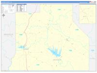 Jackson Parish (), La Wall Map Zip Code