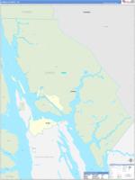 Juneau Borough (), Ak Wall Map Zip Code