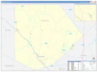Kendall County, TX Zip Code Wall Map Red Line Style by MarketMAPS ...