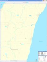 Kewaunee, Wi Carrier Route Wall Map