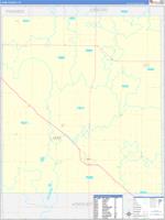 Lamb, Tx Carrier Route Wall Map