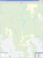 Lincoln, Mt Wall Map Zip Code