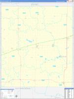 Lincoln, Ok Wall Map Zip Code
