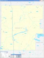 Marquette, Wi Wall Map Zip Code