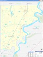 Mississippi, Ar Wall Map Zip Code