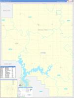 Moultrie, Il Wall Map Zip Code