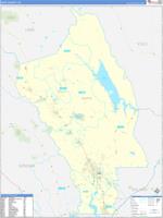 Napa, Ca Wall Map