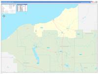 Ontonagon, Mi Carrier Route Wall Map