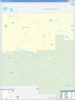 Oscoda County, MI Wall Map Premium Style by MarketMAPS - MapSales