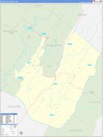 Pendleton County, WV Wall Map Premium Style by MarketMAPS - MapSales