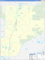 Pine, Mn Carrier Route Wall Map