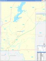 Rogers, Ok Carrier Route Wall Map