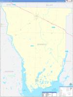 Seminole, Ga Wall Map Zip Code