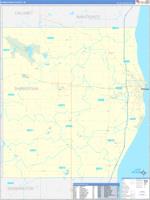 Sheboygan, Wi Carrier Route Wall Map