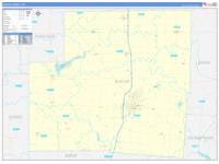 Shelby, Oh Wall Map Zip Code
