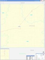 Stevens County, KS Zip Code Wall Map Red Line Style by MarketMAPS ...