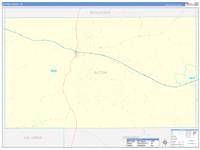 Sutton, Tx Carrier Route Wall Map