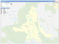 Union, Or Wall Map Zip Code