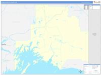 Valdez Cordova Borough (), Ak Wall Map