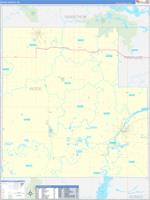 Wood, Wi Wall Map