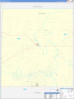 Yoakum, Tx Carrier Route Wall Map