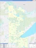 Duluth Metro Area Wall Map