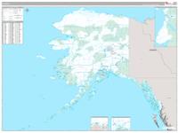 Alaska Wall Map Zip Code