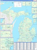 Michigan Wall Map