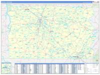 Tennessee Central Wall Map