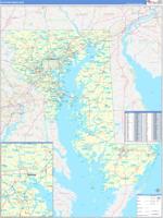 Eastern Wall Map