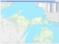Michigan Northern Wall Map