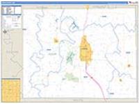 Adair, Mo Carrier Route Wall Map
