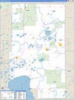 Aitkin, Mn Carrier Route Wall Map