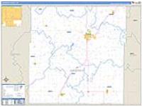 Anderson, Ks Carrier Route Wall Map