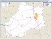 Anderson, Ky Carrier Route Wall Map