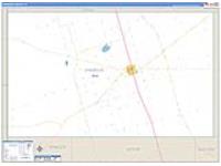 Andrews, Tx Carrier Route Wall Map