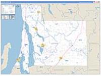 Antrim, Mi Carrier Route Wall Map