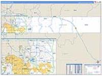 Arapahoe, Co Carrier Route Wall Map