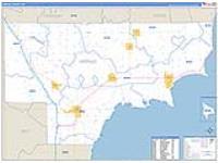 Arenac, Mi Carrier Route Wall Map