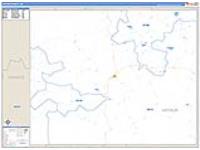 Arthur, Ne Carrier Route Wall Map