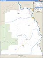 Asotin, Wa Carrier Route Wall Map