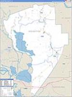 Assumption Parish (), La Carrier Route Wall Map