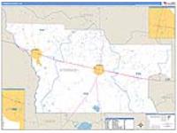 Atkinson, Ga Carrier Route Wall Map