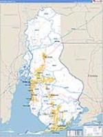 Baldwin, Al Carrier Route Wall Map