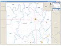 Barber, Ks Carrier Route Wall Map
