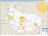 Barrow, Ga Carrier Route Wall Map