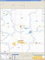 Barton, Ks Carrier Route Wall Map